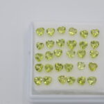 Lot peridot inima