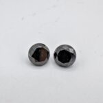 Pereche diamante negre 4.5 mm