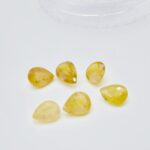 Lot safire galbene para