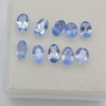 Lot safire Sri Lanka ovale