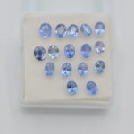 Lot safire Sri Lanka ovale