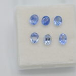 Lot safire Sri Lanka ovale