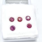 Lot rubine 4mm