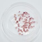 Lot safire portocalii-roz 1.5mm