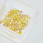 Lot safire galbene 3mm