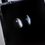 Moonstone pereche cats eye