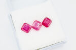 Lot rubine emerald cut - imagine 4