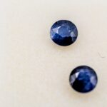 Safire albastru inchis 4.8mm