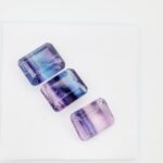 Lot fluorita emerald cut