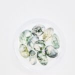 Lot agate moss ovale