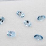 Aquamarine ovale