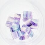 Lot fluorita emerald cut