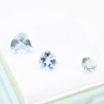 Set aquamarine trilion