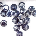 Lot safire negre 3mm