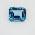 Topaz swiss blue emerald cut