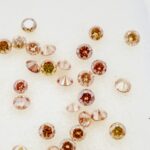 Lot diamante portocalii ~1.5 mm