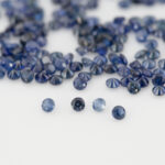 Lot safire albastre 1mm