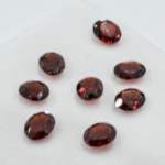Lot granate ovale 5x4mm