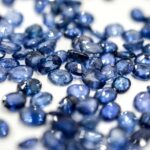 Lot safire albastre ovale