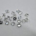 Safire albe princess cut