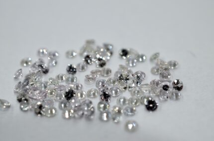 Lot safire albe 2mm