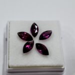 Granat rodolit marquise