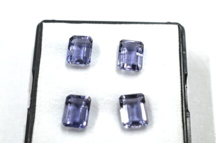 Iolit emerald cut 8x6mm