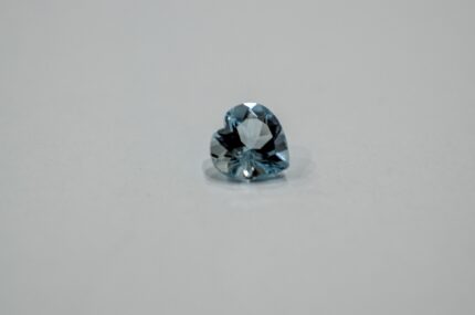 Aquamarin inima 8mm