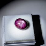 Rubin efect de stea 12x10mm