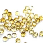Citrine cabochon premium 4mm