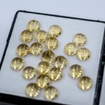 Citrine cabochon premium 5mm