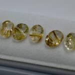 Lot cuart rutilat 7x5mm