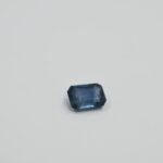 Safir albastru emerald cut 0.5ct