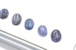 Tanzanite cabochon 8x6mm - imagine 2