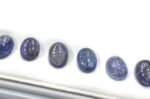 Tanzanite cabochon 8x6mm