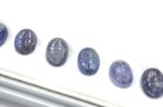 Tanzanite cabochon 8x6mm - imagine 4