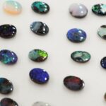 Opale ovale australiene boulder