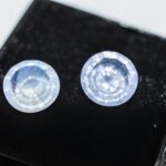 Pereche cuart lavanda rotund 8mm