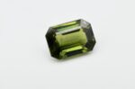 Safir verde emerald cut - imagine 3
