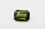 Safir verde emerald cut