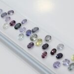 Lot safire ovale netratate 0.4ct