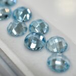 Lot topaz sky blue 7mm