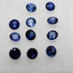 Lot safire albastre 3-3.5mm