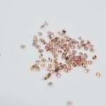 Lot safire portocaliu-piersica 1.1mm