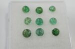 Lot smaralde cabochon 3.2-4mm - imagine 4