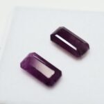 Rubine bagheta 12x6mm