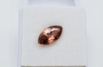 Zircon natural cinnamon marquise - imagine 5