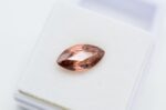 Zircon natural cinnamon marquise - imagine 4