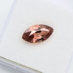 Zircon natural cinnamon marquise