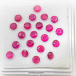 Lot rubine 4mm